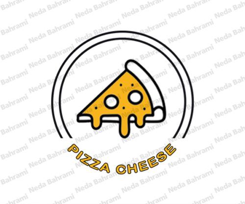 لوگو پیتزا. لوگو فست فود. لوگو پیتزایی. لوگو پنیر پیتزا